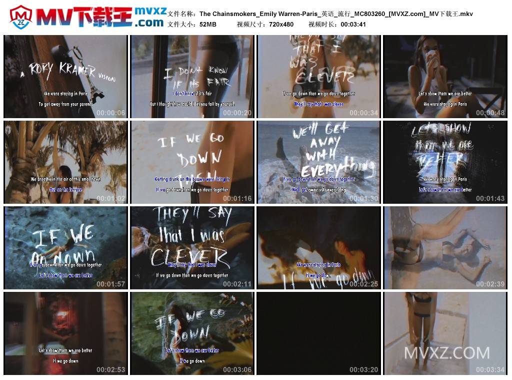 The Chainsmokers_Emily Warren-Paris_英语_流行_MC803260